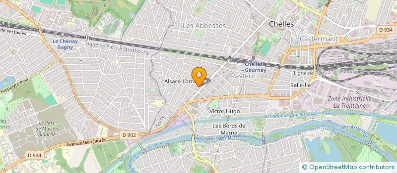 localisation de l'entreprise MADAME YASMINE NASSER  CHELLES