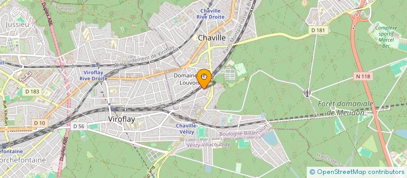 localisation de l'entreprise MADAME YASMINE NGANDALA DIMBO à CHAVILLE