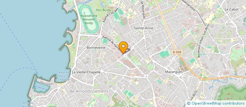 localisation de l'entreprise MADAME YASMINE OUACHANI  MARSEILLE