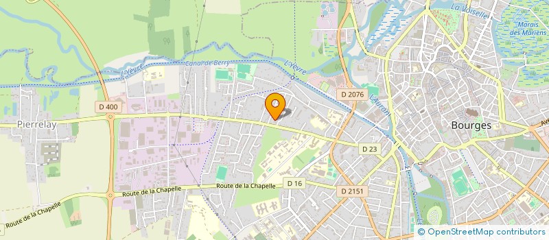 localisation de l'entreprise MADAME YASMINE OUASSOU  BOURGES