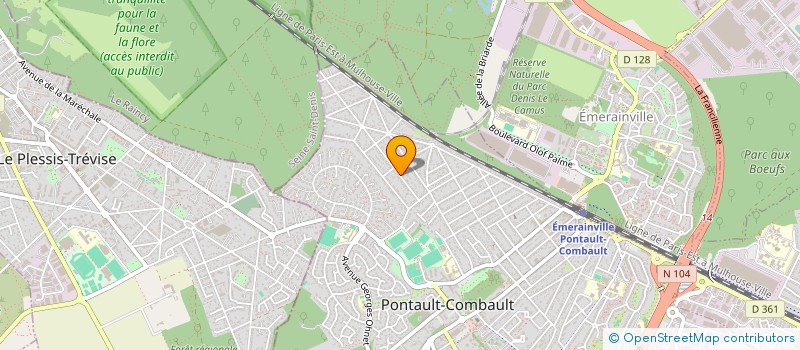 localisation de l'entreprise MADAME YASMINE OULD GOREINE à PONTAULT-COMBAULT