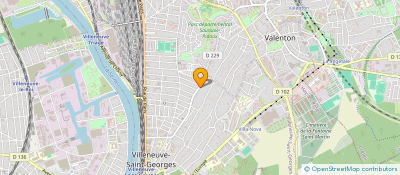 localisation de l'entreprise MADAME YASMINE RAMDAOUI  VILLENEUVE-SAINT-GEORGES