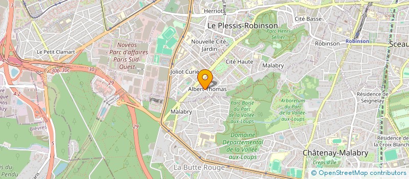 localisation de l'entreprise MADAME YASMINE RITAL  LE PLESSIS-ROBINSON