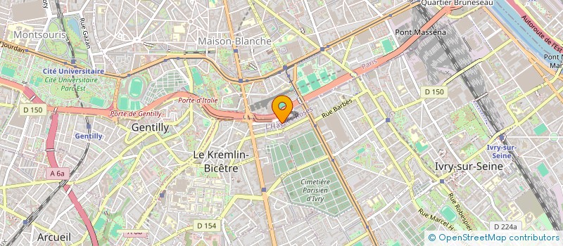 localisation de l'entreprise MADAME YASMINE SAADA à LE KREMLIN-BICETRE
