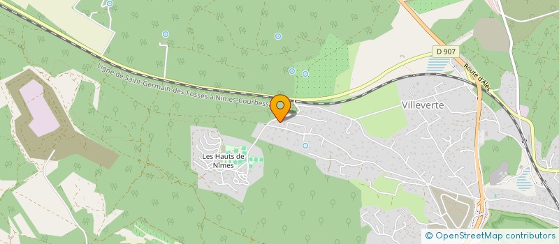 localisation de l'entreprise MADAME YASMINE-SIGRID VANDORPE  NIMES