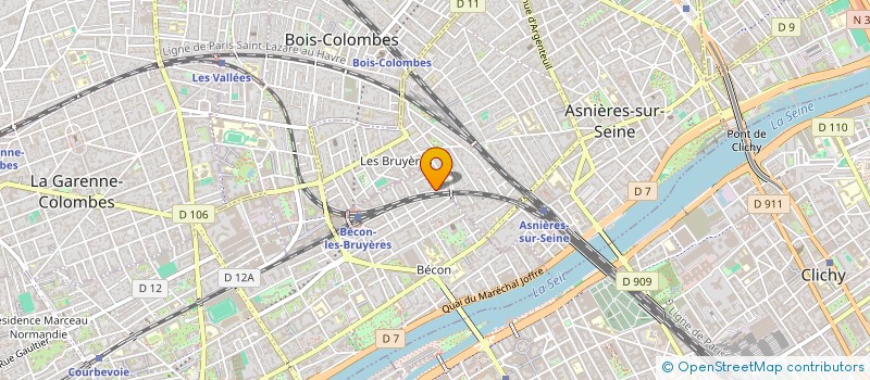 localisation de l'entreprise MADAME YASMINE SLIMANI  COURBEVOIE