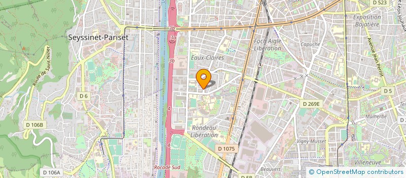 localisation de l'entreprise MADAME YASMINE WAZIZI à GRENOBLE