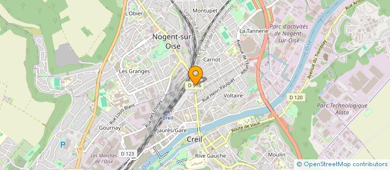 localisation de l'entreprise MADAME YASMINE ZAHDAL  NOGENT-SUR-OISE