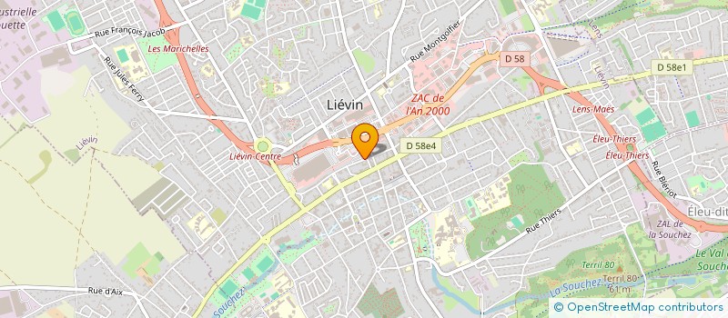 localisation de l'entreprise MADAME YASMINE ZIKRIOUI  LIEVIN