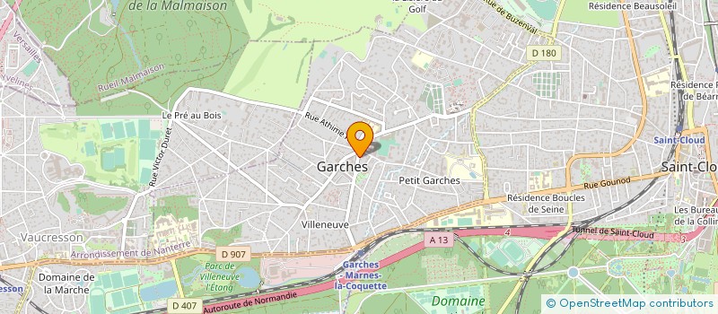 localisation de l'entreprise MADAME YASMINE ZITOUNI à GARCHES