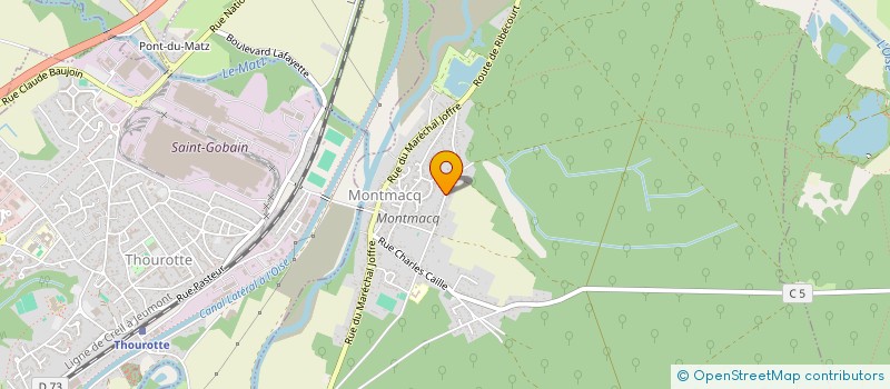 localisation de l'entreprise MADAME YASNA KIDISEVIC  MONTMACQ