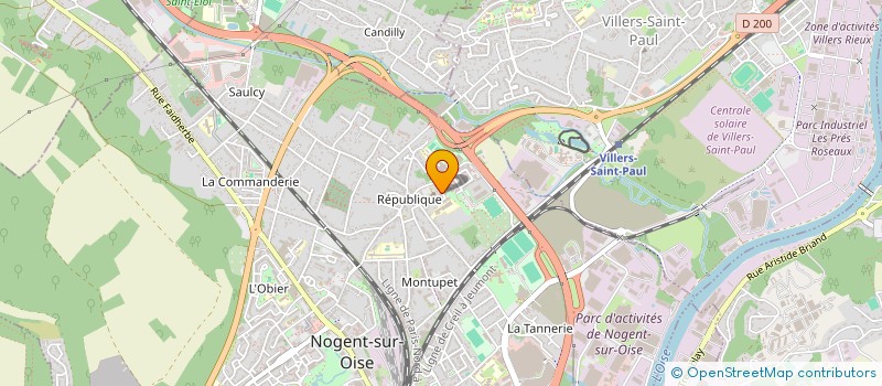 localisation de l'entreprise MADAME YASSA SEMEGA à NOGENT-SUR-OISE