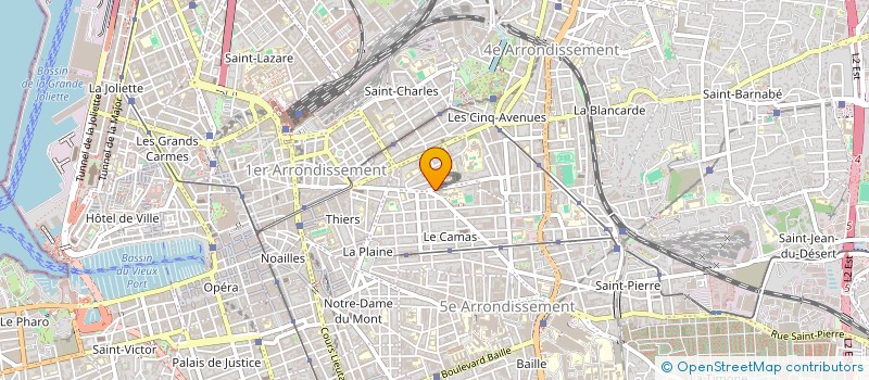 localisation de l'entreprise MADAME YASSAMAN FARBOD à MARSEILLE