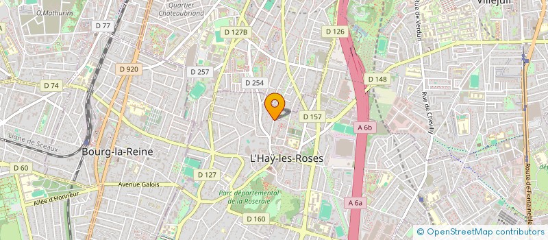 localisation de l'entreprise MADAME YASSAMINE NAQQAD  L'HAY-LES-ROSES