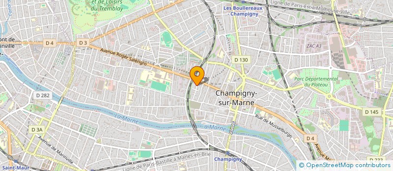 localisation de l'entreprise MADAME YASSINE AIT BOUFDIL à CHAMPIGNY-SUR-MARNE