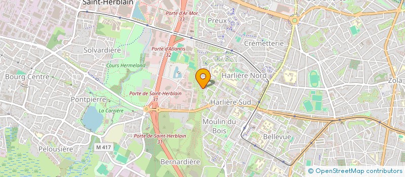 localisation de l'entreprise MADAME YASSINE SEDDIKI  SAINT-HERBLAIN