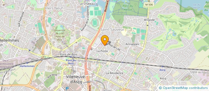 localisation de l'entreprise MADAME YASSMINA EL MADDAHI  VILLENEUVE-D'ASCQ