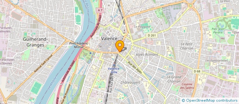 localisation de l'entreprise MADAME YASSMINE AJANAOU à VALENCE