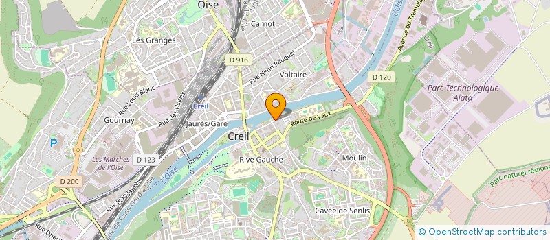 localisation de l'entreprise MADAME YASSMINE MKHININI  CREIL