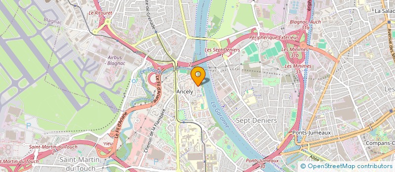 localisation de l'entreprise MADAME YASSMINE OUKKAL  TOULOUSE