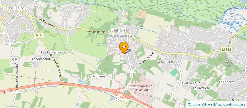 localisation de l'entreprise MADAME YASUYO UEMATSU  SAINT-JEAN-DE-BOISEAU