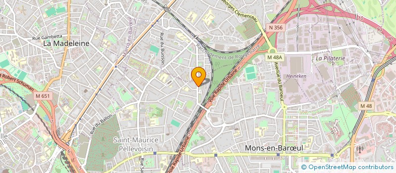 localisation de l'entreprise MADAME YATAO WANG à LILLE