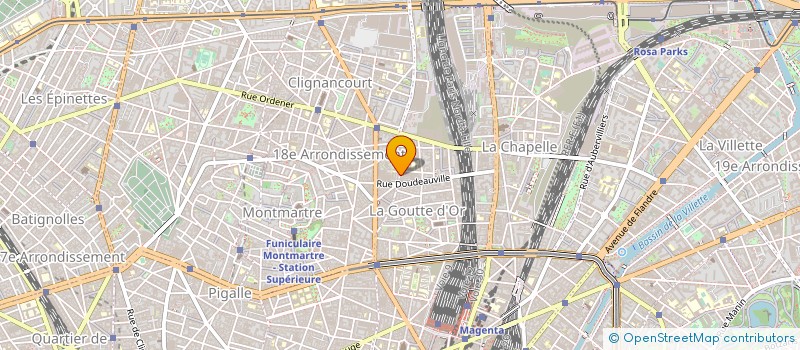 localisation de l'entreprise MADAME YATTA ATHIE à PARIS