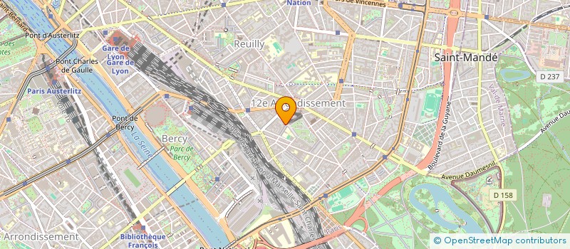 localisation de l'entreprise MADAME YAWEN WANG  PARIS