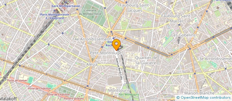 localisation de l'entreprise MADAME YAXIA XU  PARIS 14