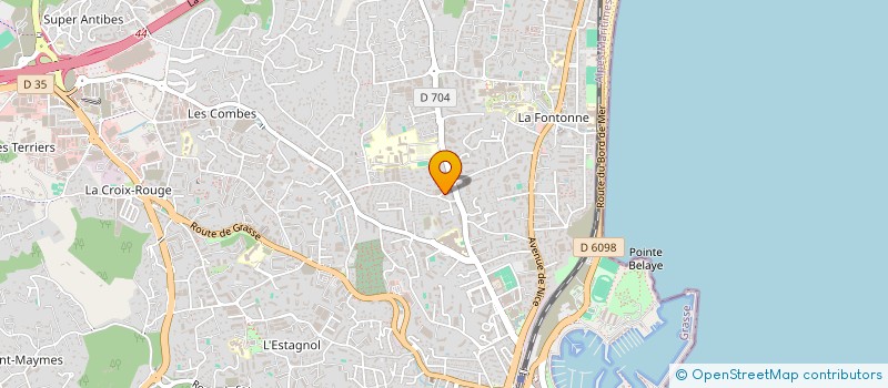 localisation de l'entreprise MADAME YAYA NDATE MBOUP  ANTIBES