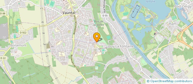 localisation de l'entreprise MADAME YAYE FATOU KEITA  VAUREAL