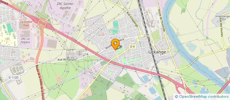 localisation de l'entreprise MADAME YAYE FAYE  UCKANGE