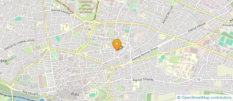 localisation de l'entreprise MADAME YAYE LOUM à PAU