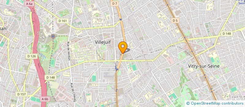 localisation de l'entreprise MADAME YAYE MALON TRAORE  VILLEJUIF