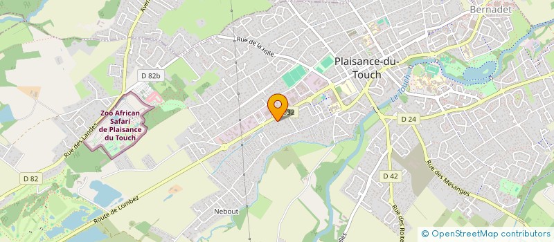 localisation de l'entreprise MADAME YAYE-SIRA DICKO  PLAISANCE-DU-TOUCH