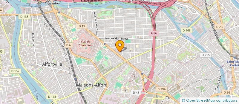 localisation de l'entreprise MADAME YAYNEABEBA MELKIE  MAISONS-ALFORT