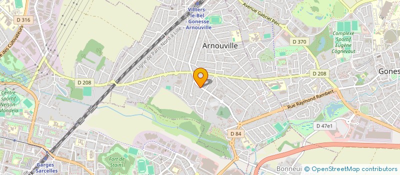 localisation de l'entreprise MADAME YAZIDA SLIMANI à ARNOUVILLE