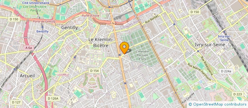 localisation de l'entreprise MADAME YE CHENG à LE KREMLIN-BICETRE