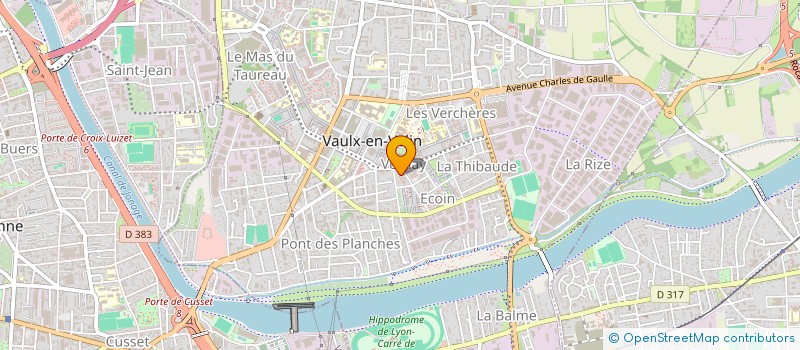 localisation de l'entreprise MADAME YECHA IBRAHIME  VAULX-EN-VELIN