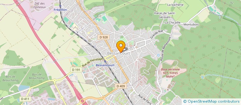 localisation de l'entreprise MADAME YEHOU GUEDOU  SAINT-LEU-LA-FORET