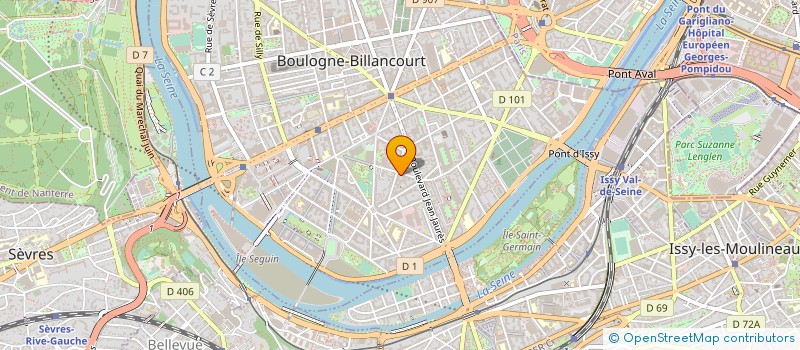 localisation de l'entreprise MADAME YEI GEORGETTE ADOU à BOULOGNE-BILLANCOURT