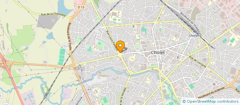 localisation de l'entreprise MADAME YEJIN KIM à CHOLET