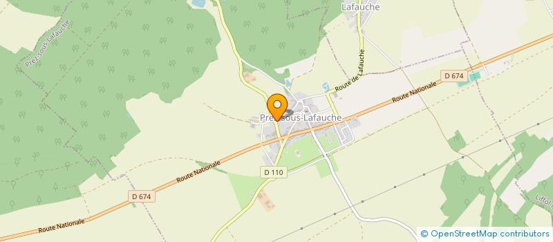 localisation de l'entreprise MADAME YELEN TROMMENSCHLAGER à PREZ-SOUS-LAFAUCHE
