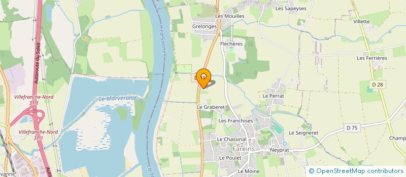 localisation de l'entreprise MADAME YELENA ANGELIER LE PLAN  FAREINS