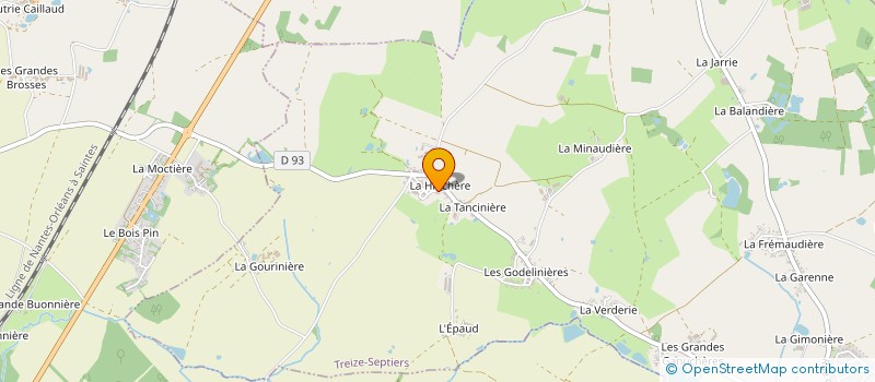 localisation de l'entreprise MADAME YELENA BAUDOUIN à TREIZE-SEPTIERS
