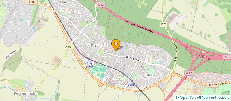 localisation de l'entreprise MADAME YELENA GAUTREAU  NOISY-LE-ROI