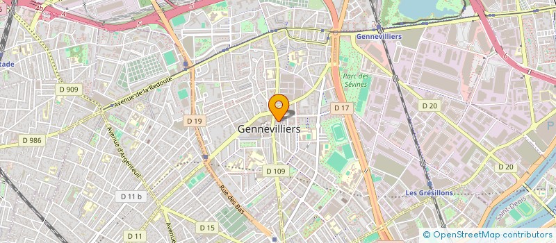 localisation de l'entreprise MADAME YELENA MASSIMIA  GENNEVILLIERS