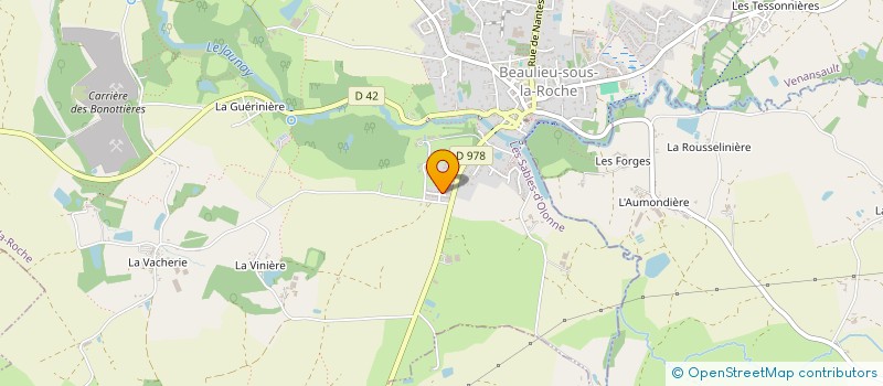 localisation de l'entreprise MADAME YELIZ AYSEN  BEAULIEU-SOUS-LA-ROCHE