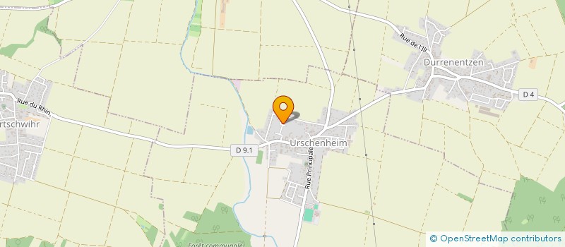 localisation de l'entreprise MADAME YELIZ ERGINCANLI  URSCHENHEIM