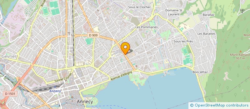 localisation de l'entreprise MADAME YELIZ ESER  ANNECY